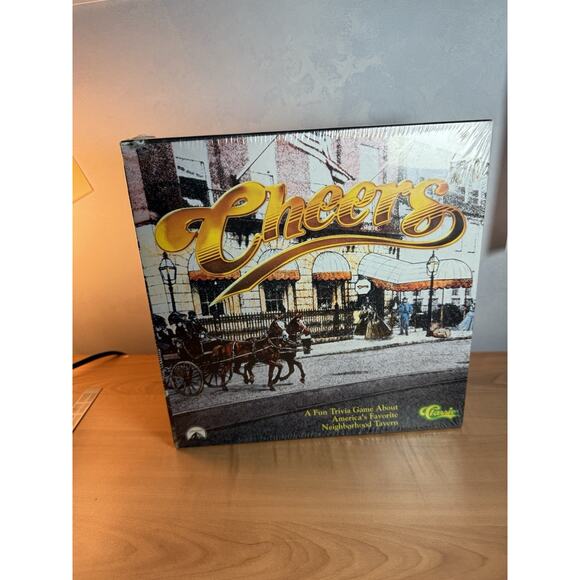 Vintage Cheers Trivia Game Classic Games 1992 NEW SEALED Paramount Pictures - Picture 1 of 6
